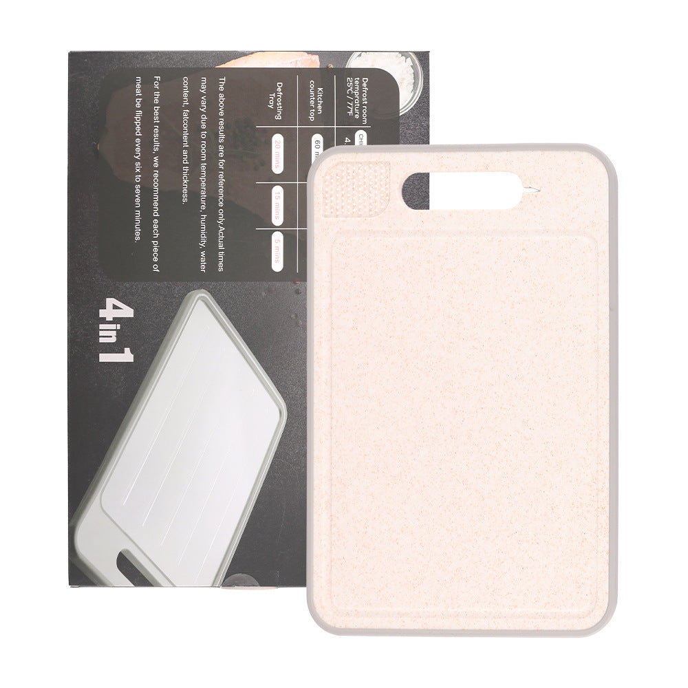 Kurashi™ 4in1多機能まな板｜切る・研ぐ・おろす・解凍