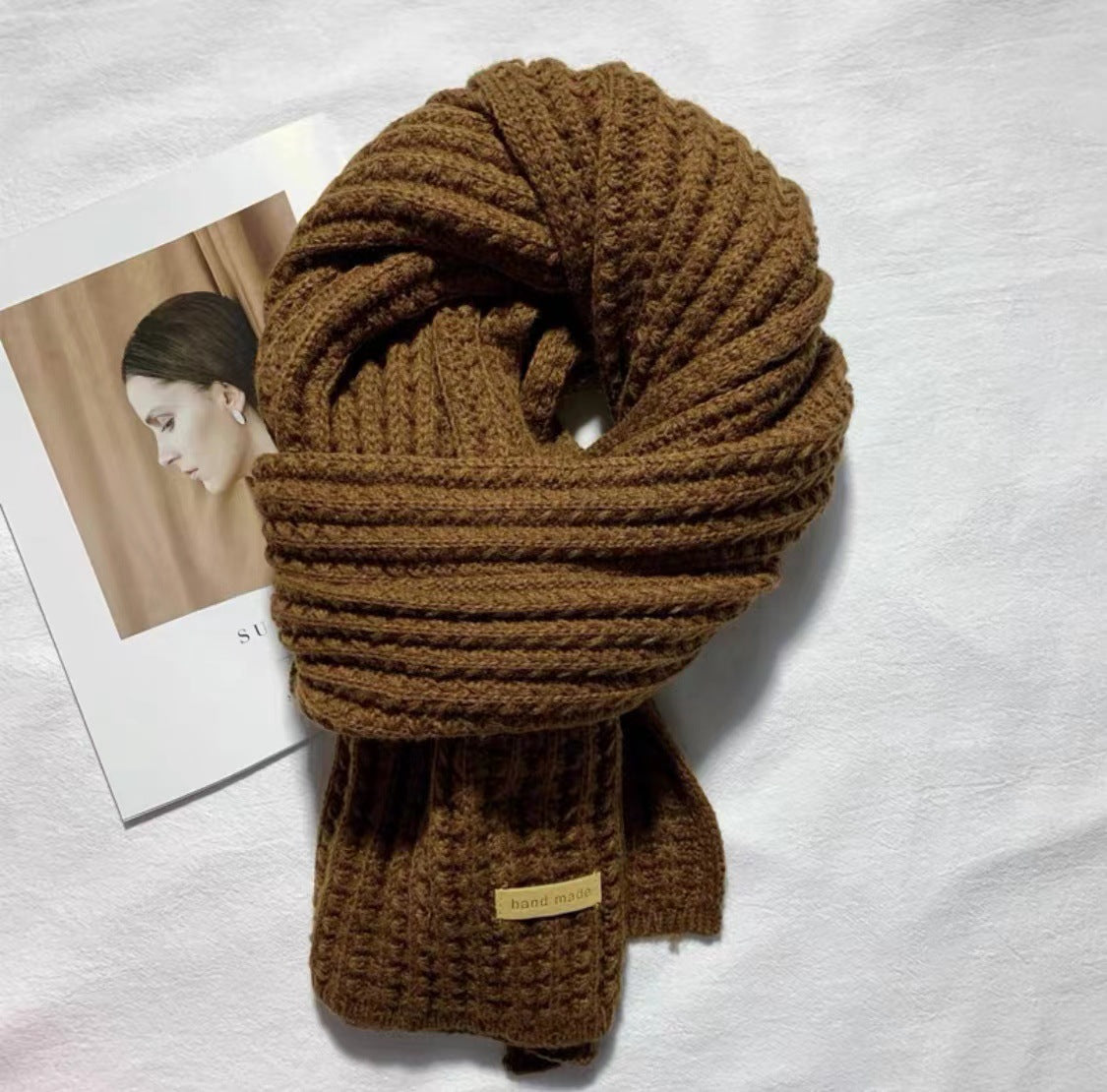 Kurashi™秋冬ニットマフラー（男女兼用）