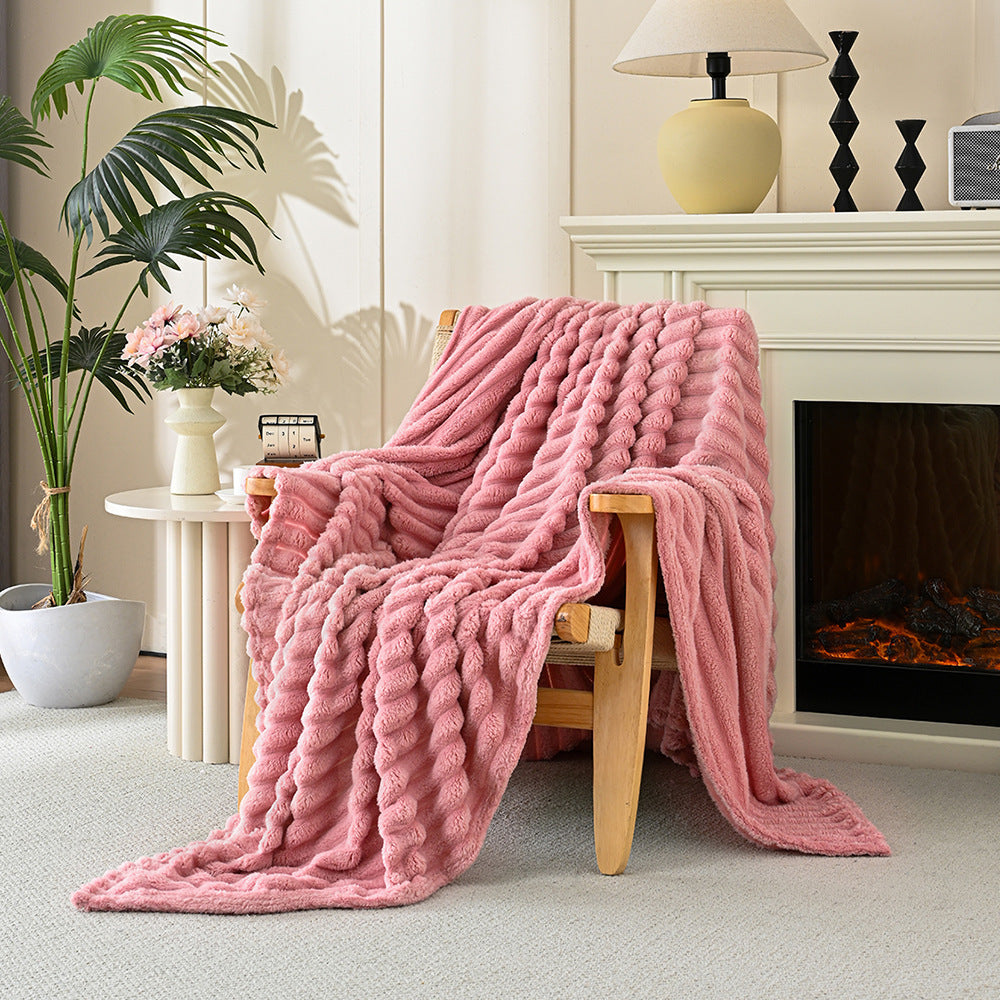 Hoshina™ うさぎ調ふわとろブランケット