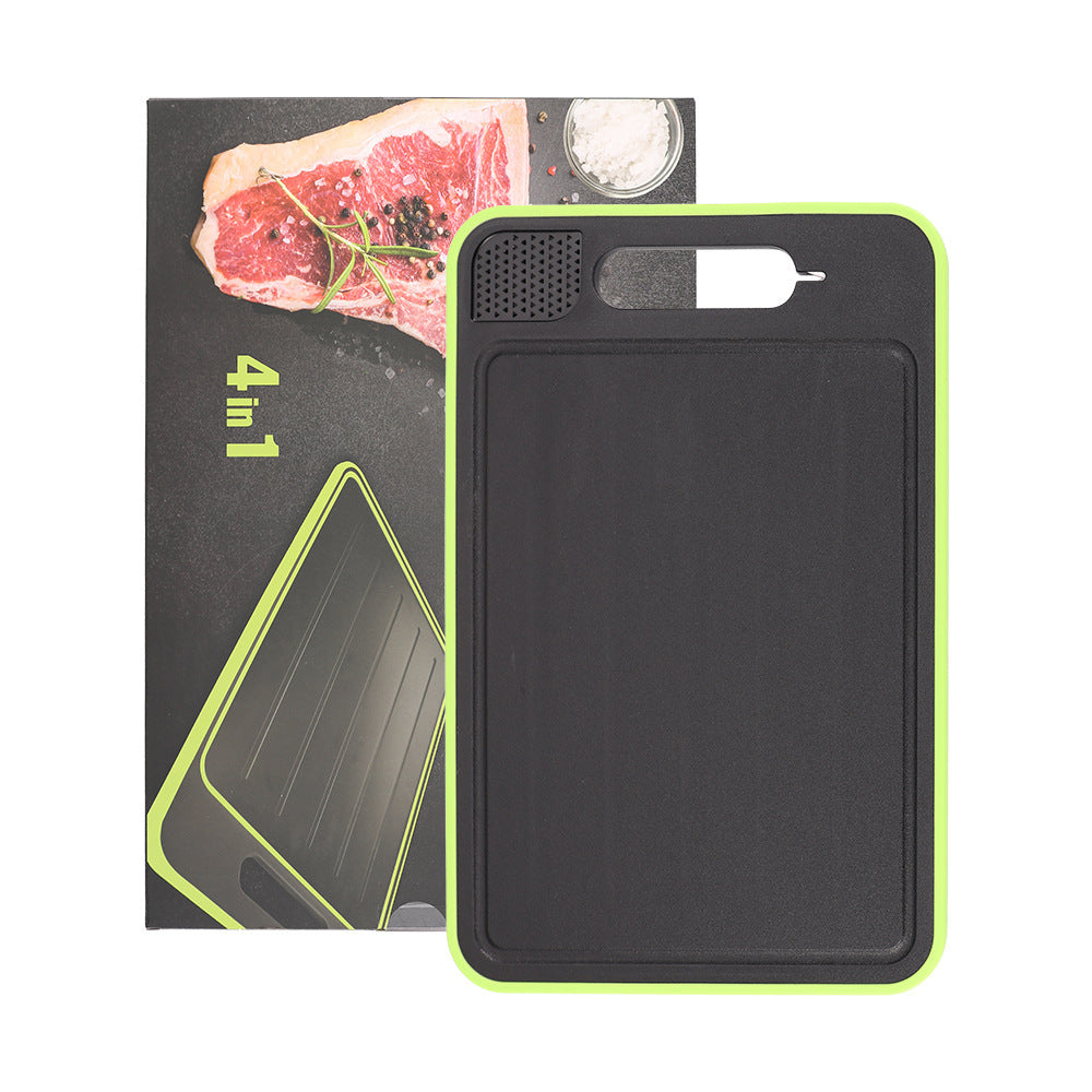 Kurashi™ 4in1多機能まな板｜切る・研ぐ・おろす・解凍